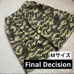 レディース 女性 スカート Final Decision Mサイズ 膝丈スカート 迷彩柄 裏地付き