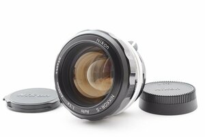 【A良品】ニコン Nikon Nikkor S Auto 55mm f/1.2 非Ai 大口径 高級 単焦点レンズ Fマウント 試写・動作確認済み！1996302