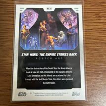 2023TOPPS STARWARS POSTER ART HC-6 THE EMPIRE STRIKES BACK_画像2