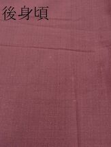 平和屋野田店■上質な紬　色無地　京紫色　逸品　未使用　n-ne2234_画像7