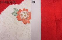 平和屋1■女の子　祝着　産着　初着　長襦袢セット　のしめ　お宮詣り　刺繍　絞り　鞠花文　金糸　逸品　ut5338_画像10