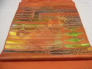  flat peace shop 1# west . Nagoya obi obi cloth ... writing gold thread obi core attaching excellent article unused vf5692