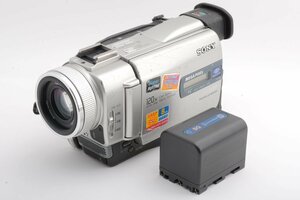 【現状渡し品/バッテリー劣化あり】SONY ソニー MiniDV Handycam DCR-TRV20 NightShot + NP-QM70 #3313