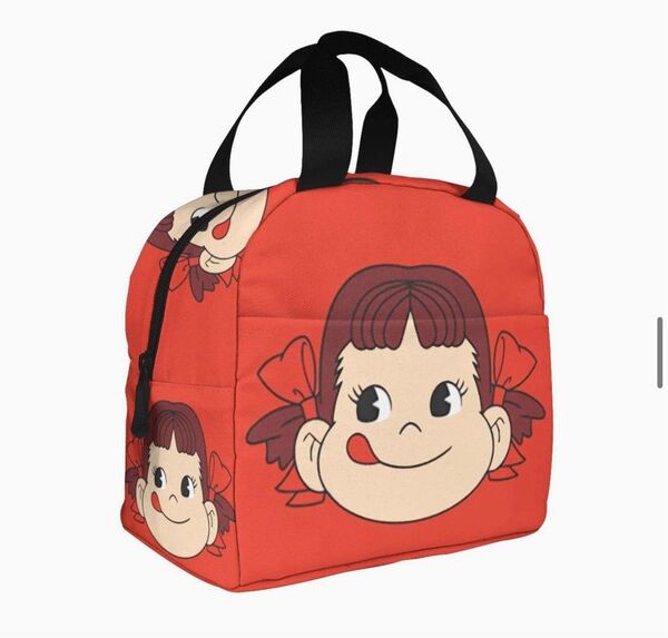 不二家ペコちゃん ランチバッグ 弁当袋 保冷バッグ クーラーバッグ