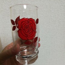 昭和レトロ グラス　バラ　花柄　レトロポップ　薔薇　７個セット_画像5