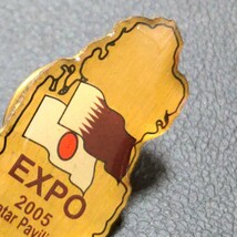 記念 ピンバッジ EXPO 2005 Qatar Pavilion記念品 グッズ アンティーク ヴィンテージ コレクション 年代物　全長約2.5cm_画像4