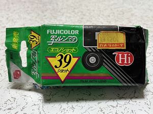  unused unopened 90 period Fuji color .run. Ekono Schott 39 sheets .. valid expiration of a term Fuji Film disposable camera Showa Retro 
