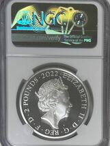 【動画掲載】 2022 NGC イギリス 最高鑑定 ファーストリリース PF70 ULTRA CAMEO 2ポンド 銀貨 ヘンリー7世 モダンコイン アンティーク_画像9