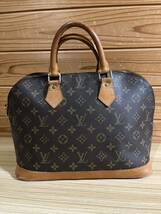 LOUIS VUITTON ルイヴィトン BA0935 モノグラム アルマ ハンドバッグ トートバッグ レディース ブラウン系 袋付き_画像4