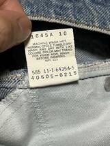 90sオレンジタブ　505 リーバイス585 Levi's デニム　ヴィンテージ　501 80s 66前期　66後期　usa_画像7