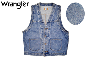 Y-6664★Wrangler ラングラー M4205★INDIGO BLUE/インディゴブルー ジャケット ジージャン デニムベスト ジレ Ｌ