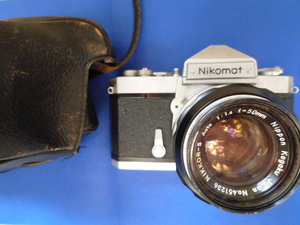 Nikon Nikomat FTN 35mm一眼レフフィルムカメラ/Non-Ai Micro-Nikkor-PC Auto 55mm F3.5マニュアルフォーカスレンズ アンティーク品