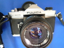 廃盤 FUJICA ST605 Fujinon F=55mm 1:2.2★シャッター全速完動・露出計完動 完動品 入手困難 アンティーク品 フジカ 富士フイルム_画像2