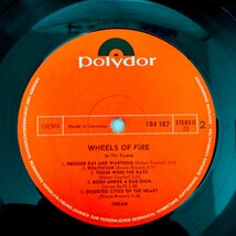 【ドイツ盤 / Polydor】Cream / Wheels Of Fire / ERIC CLAPTON / クリームの素晴らしき世界_画像7