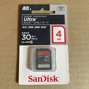 未開封 SanDisk サンディスク SDカード 4GB SanDisk Memory Card デジカメ デジタルカメラ ミラーレス一眼 メモリーカード 新品 未使用