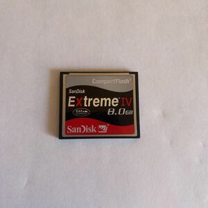 SanDisk SanDisk CompactFlash 8GB Extreme IV CF card CompactFlash single‐lens reflex camera memory card 