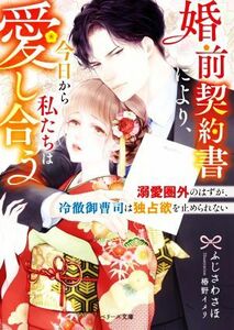 婚前契約書により、今日から私たちは愛し合う 溺愛圏外のはずが、冷徹御曹司は独占欲を止められない ベリーズ文庫／ふじさわさほ(著者),椿