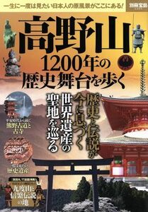 高野山１２００年の歴史舞台を歩く 一生に一度は見たい日本人の原風景がここにある！ 別冊宝島２４９５／宝島社