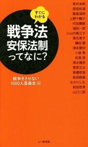 すぐにわかる　戦争法　安保法制ってなに？／戦争をさせない１０００人委員会(編者)