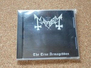 MAYHEM / The True Armageddon CD OLD FUNERAL BURZUM MORTEM BATHORY DARKTHRONE GORGOROTH 1349 SATYRICON BLACK METAL ブラックメタル