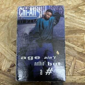  チ HIPHOP,R&B CHI-ALI - AGE AIN'T NOTHIN' BUT A# シングル TAPE 中古品