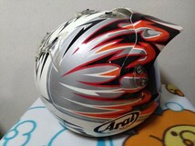 アライ (Arai)TXモタードVDBレプリカ中古外観美品ですが訳あり_画像2