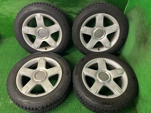 アウディ オールロードクワトロ 純正 17×7.5J +25 5H/112 ダンロップ WM01 225/55R17 スタッドレス付4本 中古 売切!!