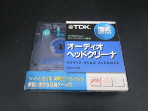 即決　TDK 湿式 オーディオヘッドクリーナー HCW-22S　 カセットテープクリーナー カセットクリーナー　送料350円　液なし（HSDF