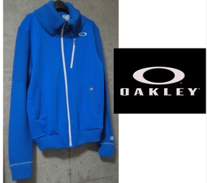 OAKLEY ゴルフ Lサイズ ジャンパー ブルゾン アウター ニット 中古品 オークリー スカル GOLF ゆうパック着払い