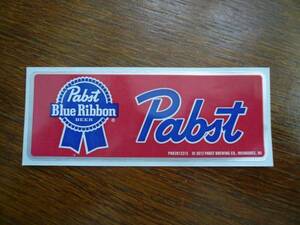 新品◆U.S.限定パブスト・ブルーリボン 【Pabst　Blue　Ribbon】輸入ステッカー◆