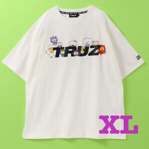 新品　TRUZ トゥルーズ　ロゴ　Tシャツ　ホワイト　レディース　XL