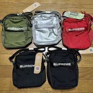 【新品 シルバー 22AW Shoulder Bag】 supreme 22fw small waist duffle utility pouch tote backpack north face rtg expedition leather