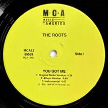 The Roots / You Got Me【12''】1999 / US / MCA Records / MCA12 55539 / 検索：Erykah Badu _画像2