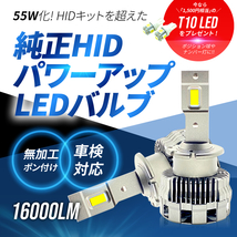 HIDより明るい○ フェアレディZ / Z32 / Z33 / Z34 (H10.10～) D2S 純正HID LED化 交換 爆光 LEDヘッドライト バルブ_画像1