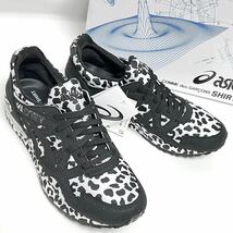 26.5cm 新品 コムデギャルソン × アシックス コラボ スニーカー GEL LYTE ゲルライト 黒 シューズ レオパード ヒョウ柄 豹柄 ASICS_画像3