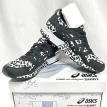 27.5cm 新品 コムデギャルソン × アシックス コラボ スニーカー GEL LYTE ゲルライト 黒 シューズ レオパード ヒョウ柄 豹柄 ASICS_画像7