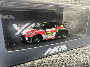 日本未発売ブランド　1/64 HKM GR Yaris Pandem Rocket Bunny ヤリス　MONSTER ENERGY 斉藤大吾 パンデム　ロケバニ　世界限定999pcs