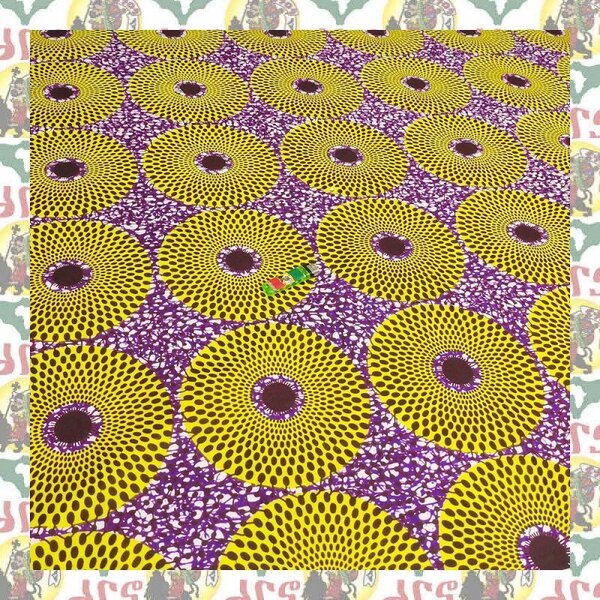 【SALE/90cm x 110cm/1ヤード】アフリカンプリント生地 barg-d56 アフリカ布 アフリカ生地 ゴールドプリント アンカラ キテンゲ パーニュ
