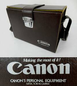 【昭和レトロ】 Canon/キャノン カメラバッグ カメラケース 経年ダメージ/使用感有 中古品 JUNK 現状渡し 一切返品不可で！