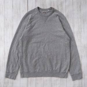 HOLLYWOOD RANCH MARKET/ハリウッドランチマーケット/前Vガゼット/クルーネックプルオーバースウェット/サイドリブ/SIZE４/XL