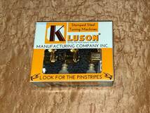 新品Kluson KD-3-GPKDRSL Gold/Pearloid Key/Double Ring 1列刻印 2コブ 3x3Tuner SD90SLG DRSL同等品 クルーソン ゴールド/パール 3:3ペグ_画像2