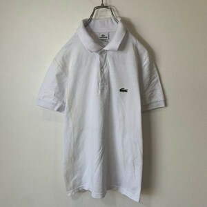 [KWT502] LACOSTE 半袖ポロシャツ ホワイト レディース 3 ポス