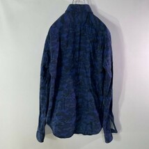 [KWT546] ZARA MAN 長袖シャツ ブルー レディース 38 ポス_画像4