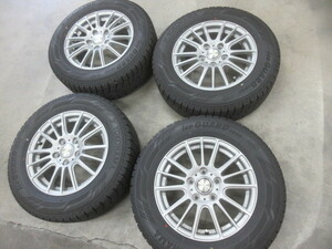 ravrion selzer アルミ 15インチ 15X6J +53 5H PCD114.3・2021年製 195/65R15 スタッドレスタイヤ付 4本 ノアAZR60