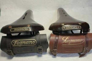 希少 VINTAGE LEGNANO SADDLE BAG レニアーノサドルバック 茶 検索用語＝campagnolo cinelli bianchi カンパ チネリ ビアンキ ピスト