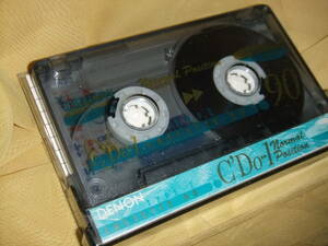 使用済み　中古　カセットテープ　DENON　C'Do　Type1　ノーマル 90分　1本　爪あり　No1627ケース割れあり