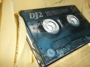 使用済み　中古　カセットテープ　TDK　DJ　Type2　ハイポジ 54分　1本　爪あり　No1645