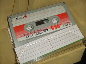 使用済み　中古　カセットテープ　日本コロンビア　C60　Type1　ノーマル 60分　1本　爪あり　No1643ケース割れあり