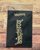 ★新品未使用 10 BABYMETAL BUDOKAN「FOXNESHAロゴ GOLD VER.」ステッカーワッペン（中元すず香/水野由結/菊地最愛）_画像1