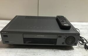 23M10-21N：ソニー SONY VHSビデオデッキ リモコン付き SLV-FX11 状態良 動作確認済